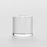 Ronde sokkel voor onder een glazen bol van de zelfde kwaliteit kristal glas | GlazenBollen.NL